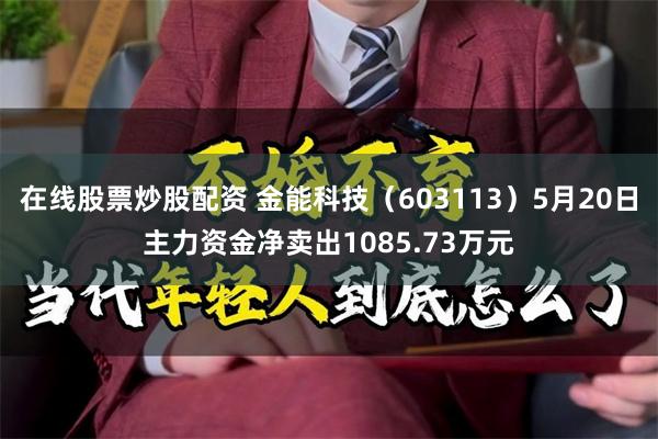 在线股票炒股配资 金能科技（603113）5月20日主力资金净卖出1085.73万元