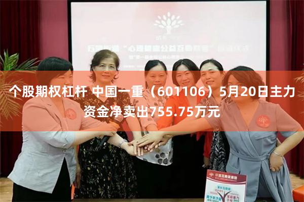 个股期权杠杆 中国一重（601106）5月20日主力资金净卖出755.75万元