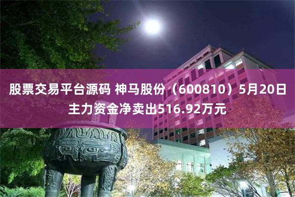 股票交易平台源码 神马股份（600810）5月20日主力资金净卖出516.92万元
