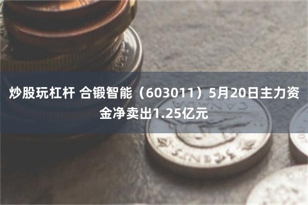 炒股玩杠杆 合锻智能（603011）5月20日主力资金净卖出1.25亿元