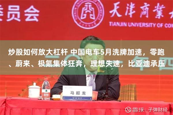 炒股如何放大杠杆 中国电车5月洗牌加速，零跑、蔚来、极氪集体狂奔，理想失速，比亚迪承压