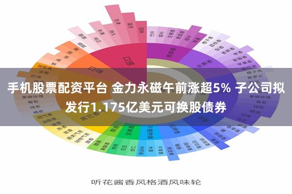 手机股票配资平台 金力永磁午前涨超5% 子公司拟发行1.175亿美元可换股债券