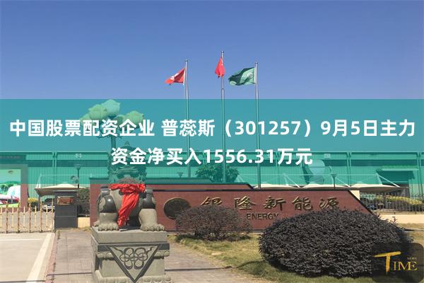 中国股票配资企业 普蕊斯（301257）9月5日主力资金净买入1556.31万元