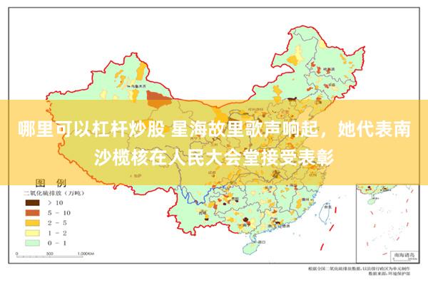 哪里可以杠杆炒股 星海故里歌声响起,她代表南沙榄核在人民大会堂接受表彰