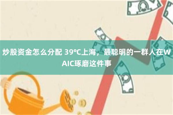 炒股资金怎么分配 39℃上海，最聪明的一群人在WAIC琢磨这件事