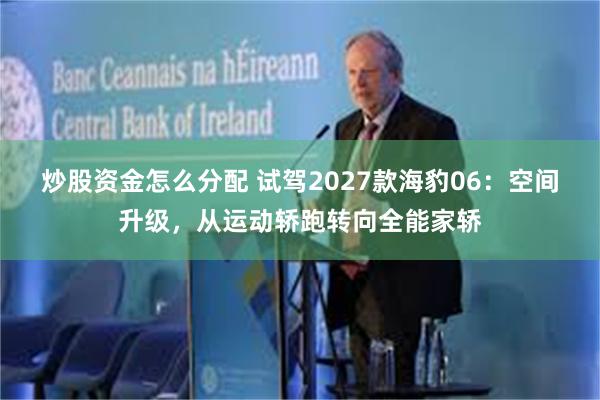 炒股资金怎么分配 试驾2027款海豹06：空间升级，从运动轿跑转向全能家轿