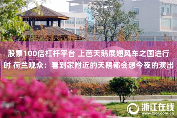 股票100倍杠杆平台 上芭天鹅展翅风车之国进行时 荷兰观众：看到家附近的天鹅都会想今夜的演出