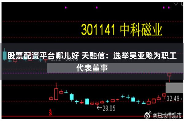 股票配资平台哪儿好 天融信:选举吴亚飚为职工代表董事